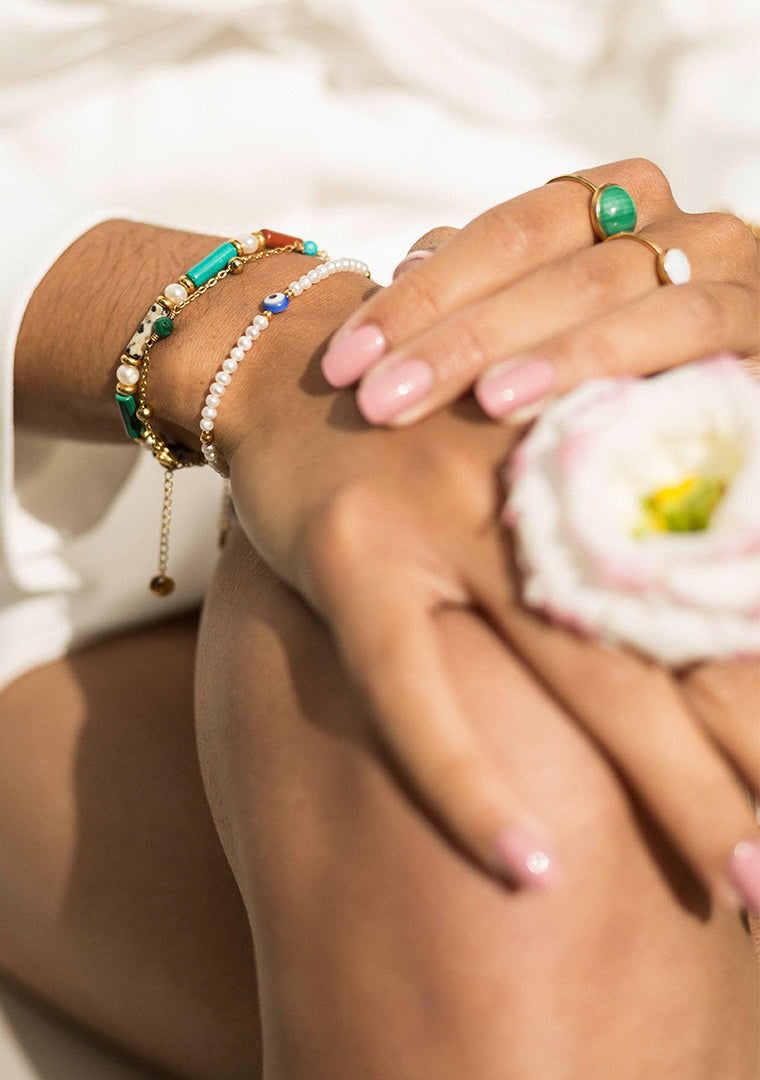 Bague Rosie - Malachite