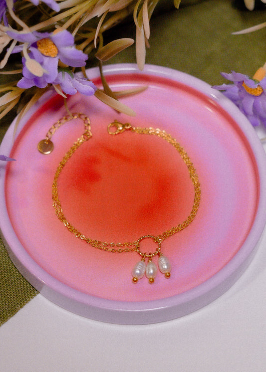 Bracelet Camélia - Perles d'eau douce
