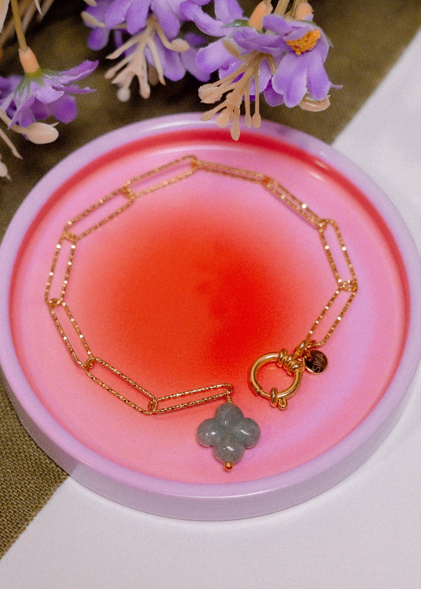 Bracelet Clover - Aventurine