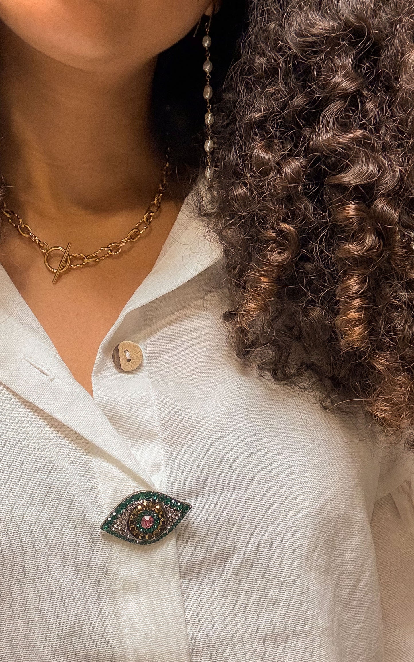 Broche Oja - Multicolore