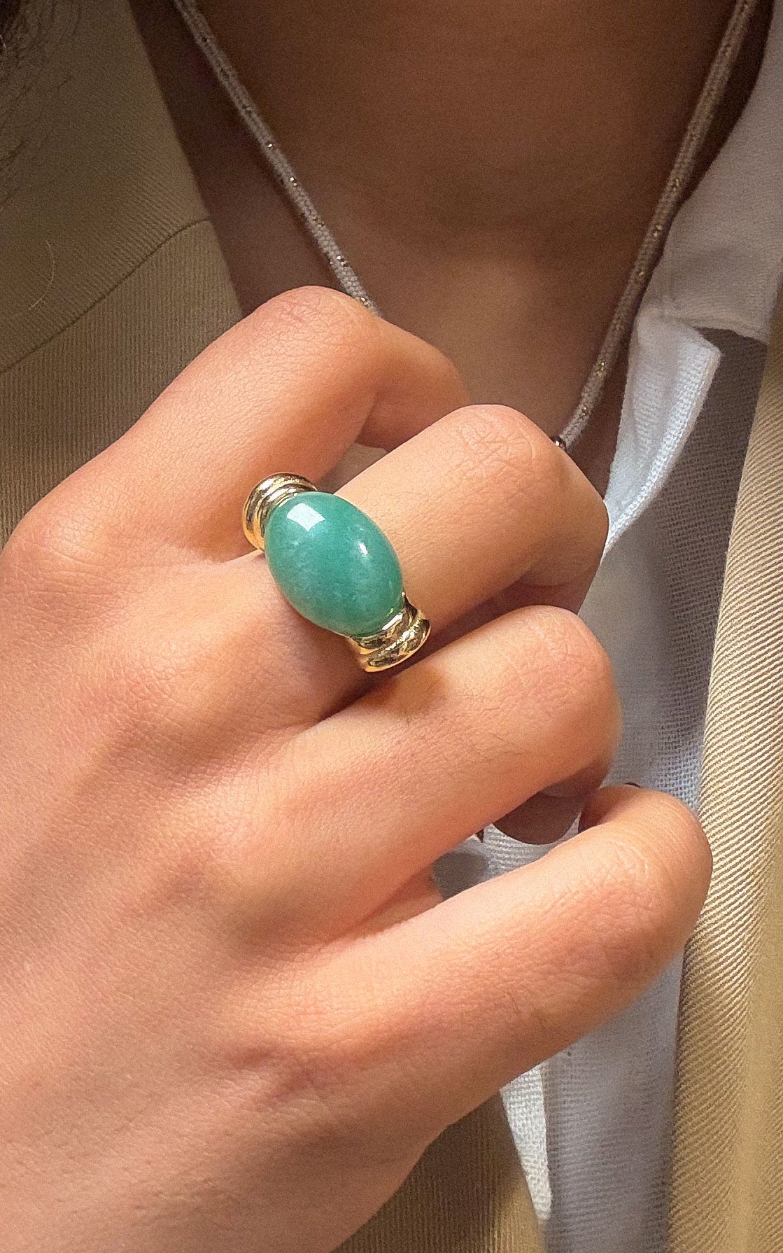 Bague Toundra - Aventurine