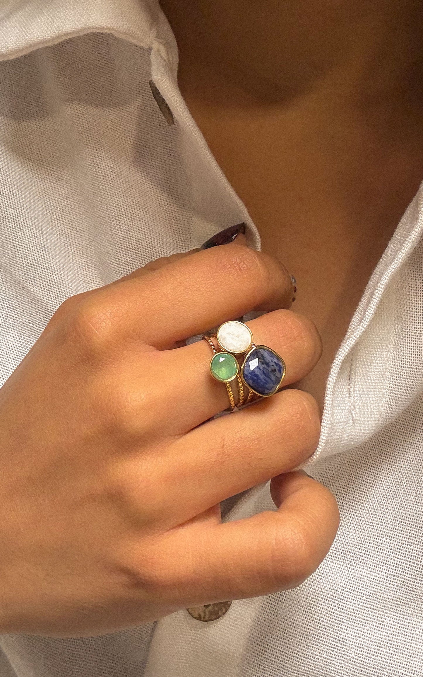 Bague Idriss - Agates
