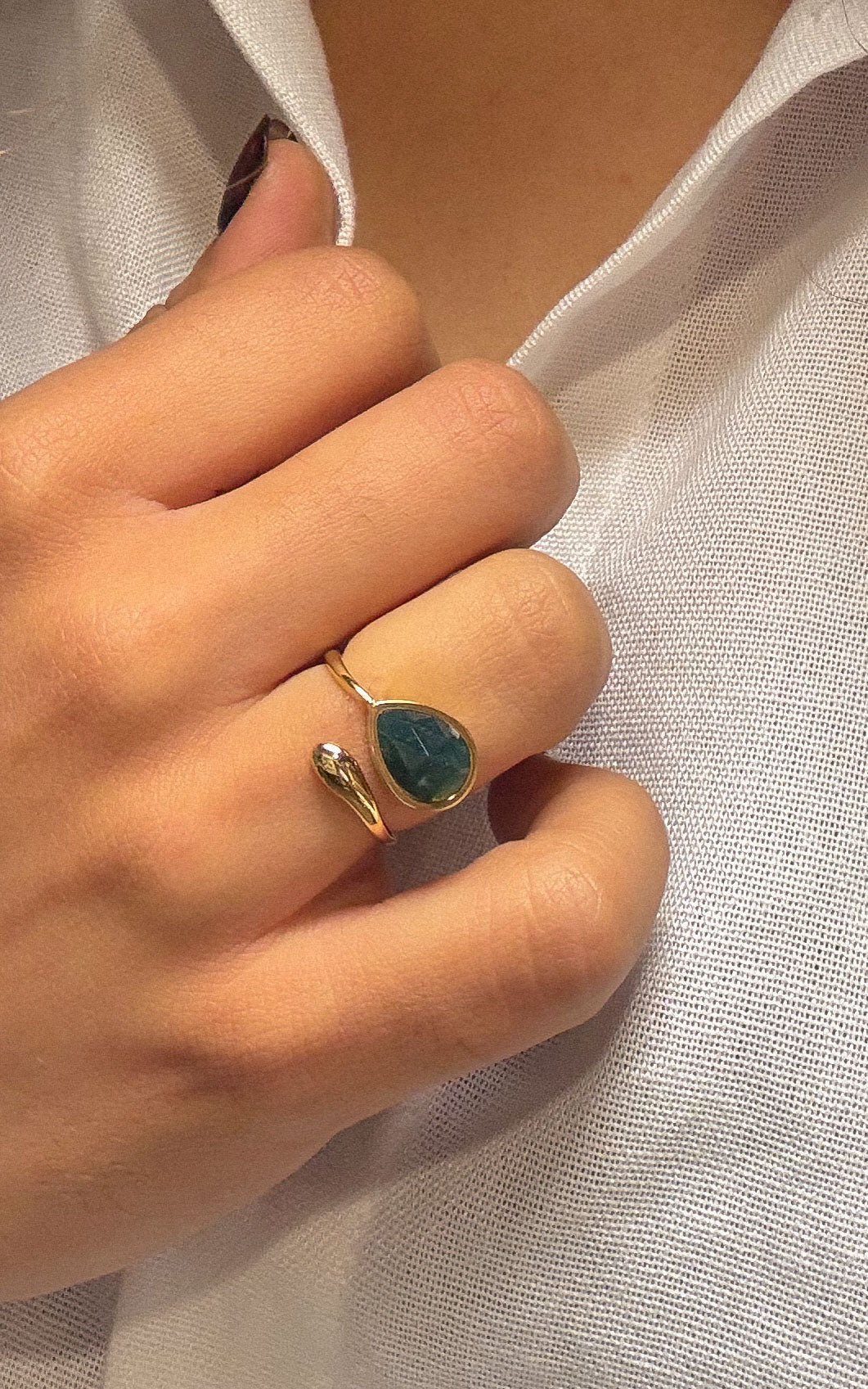 Bague Alessi - Agate mousse