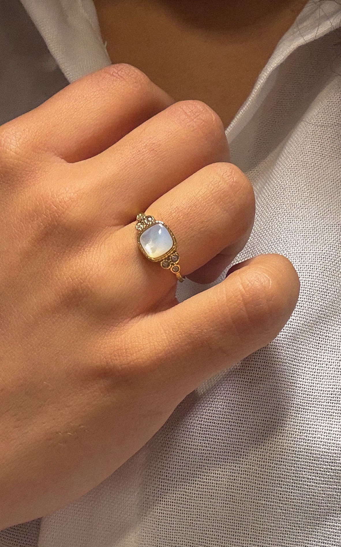 Bague Selena - Nacre