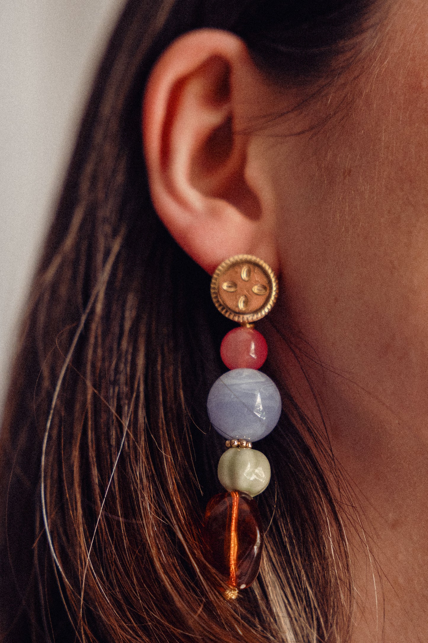 Boucles Tya - Multicolore