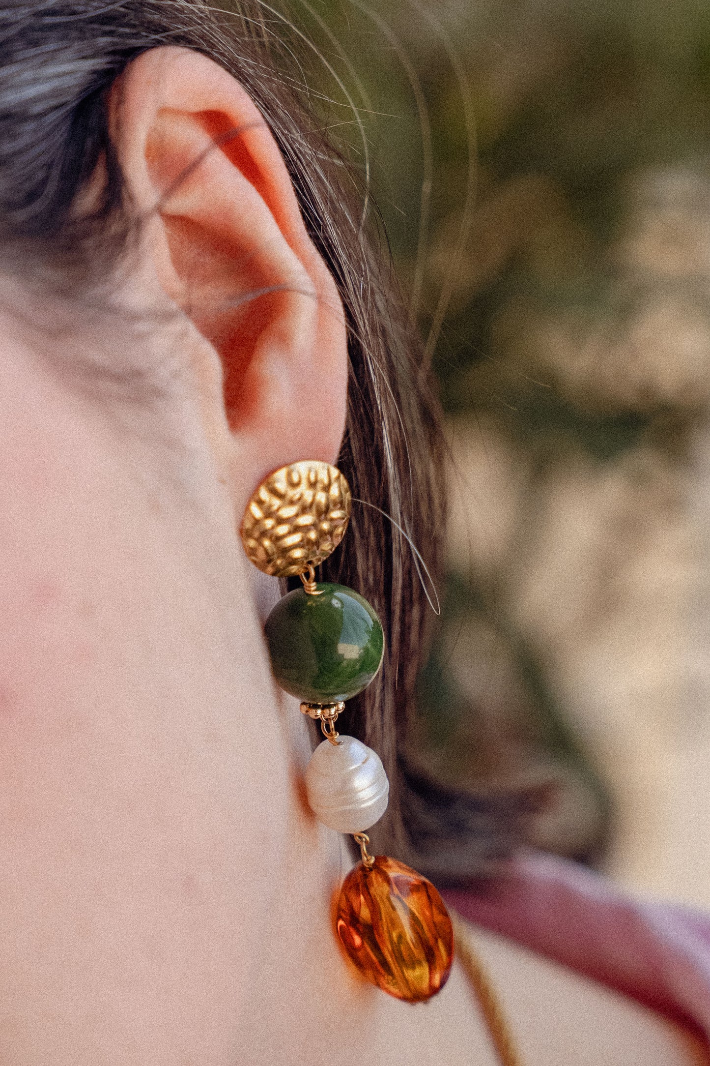 Boucles Roma - Kaki