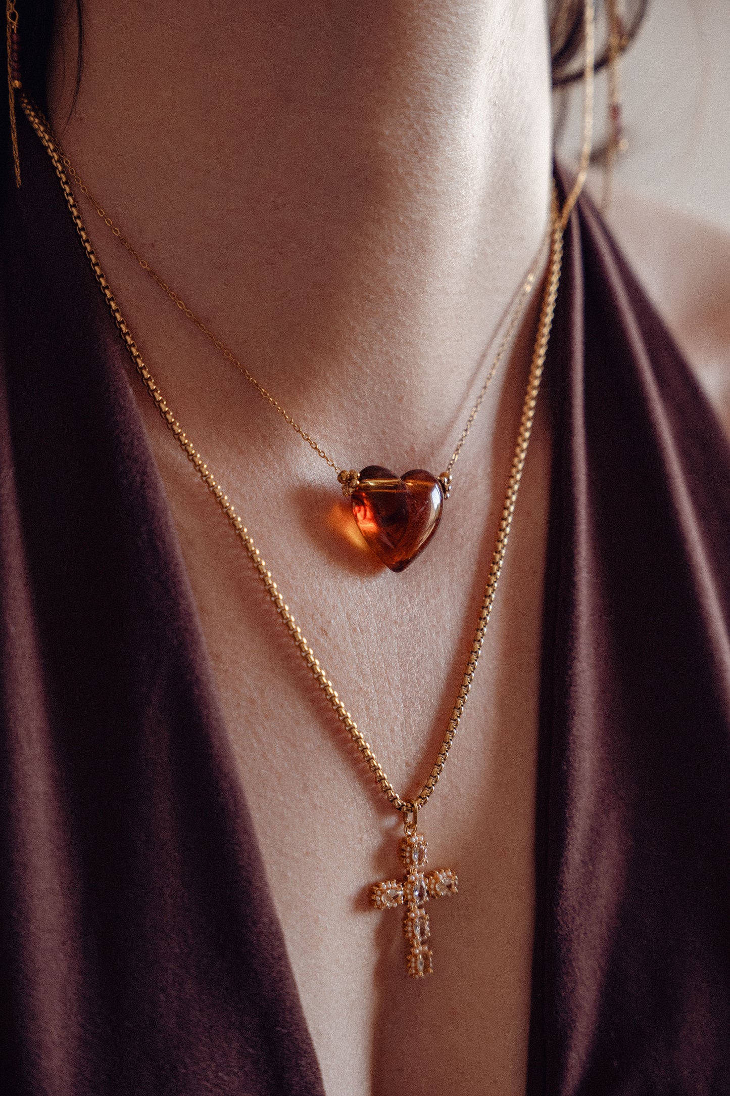 Collier Aimée - Camel