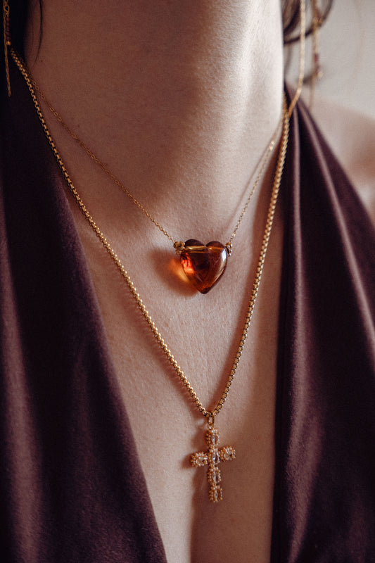 Collier Aimée - Camel