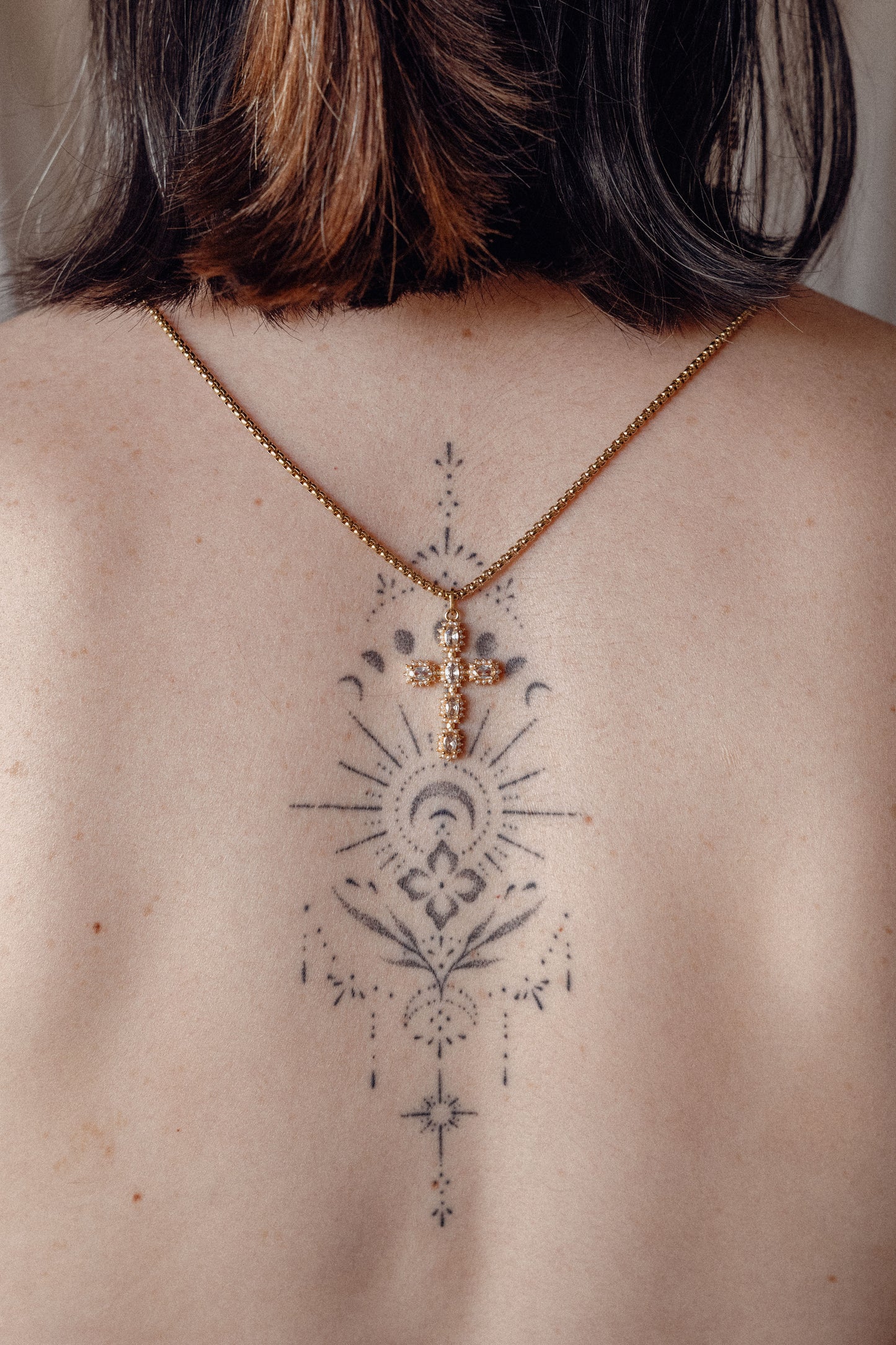 Collier Cruz - Blanc