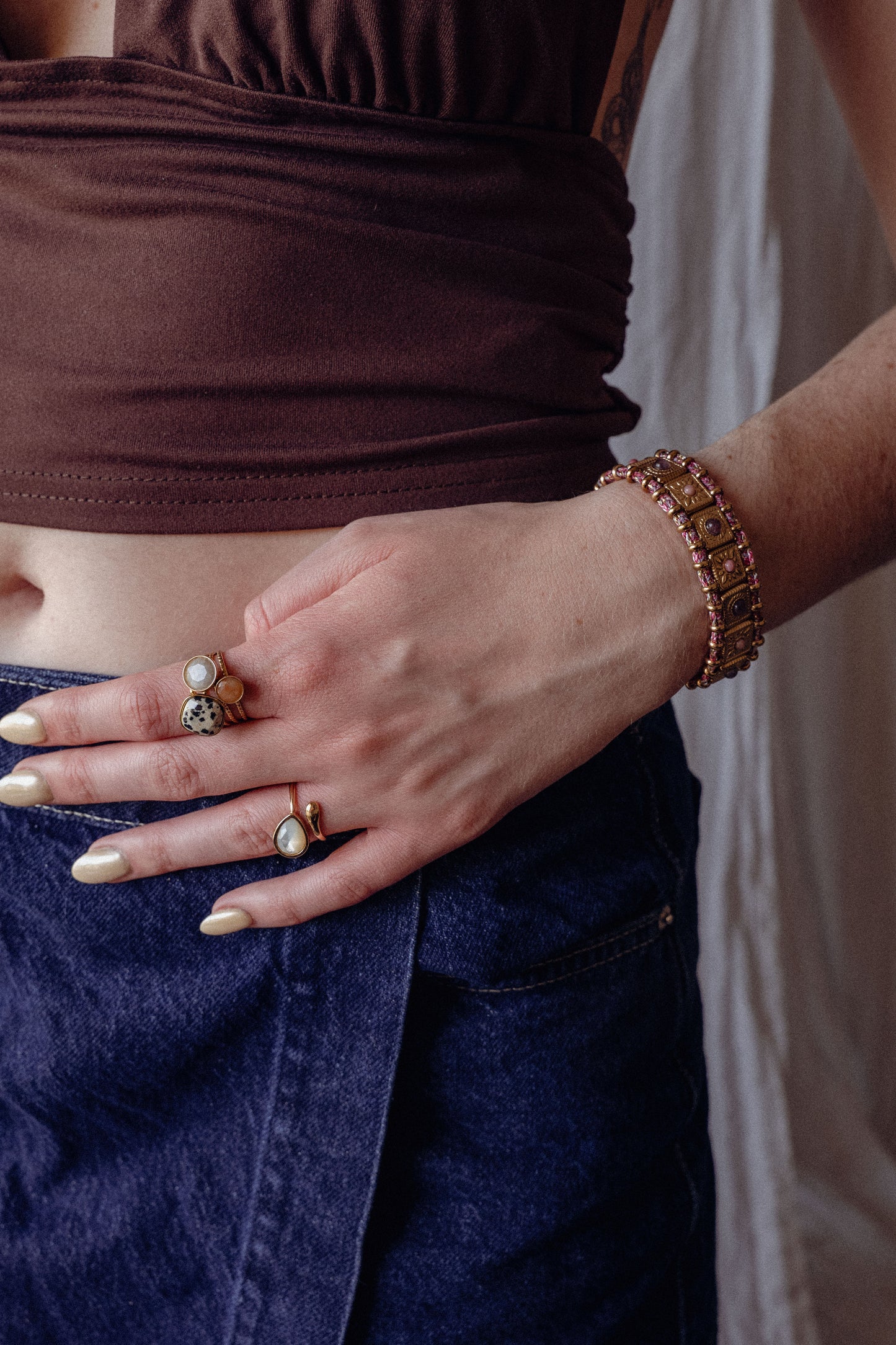 Bague Alessi - Nacre