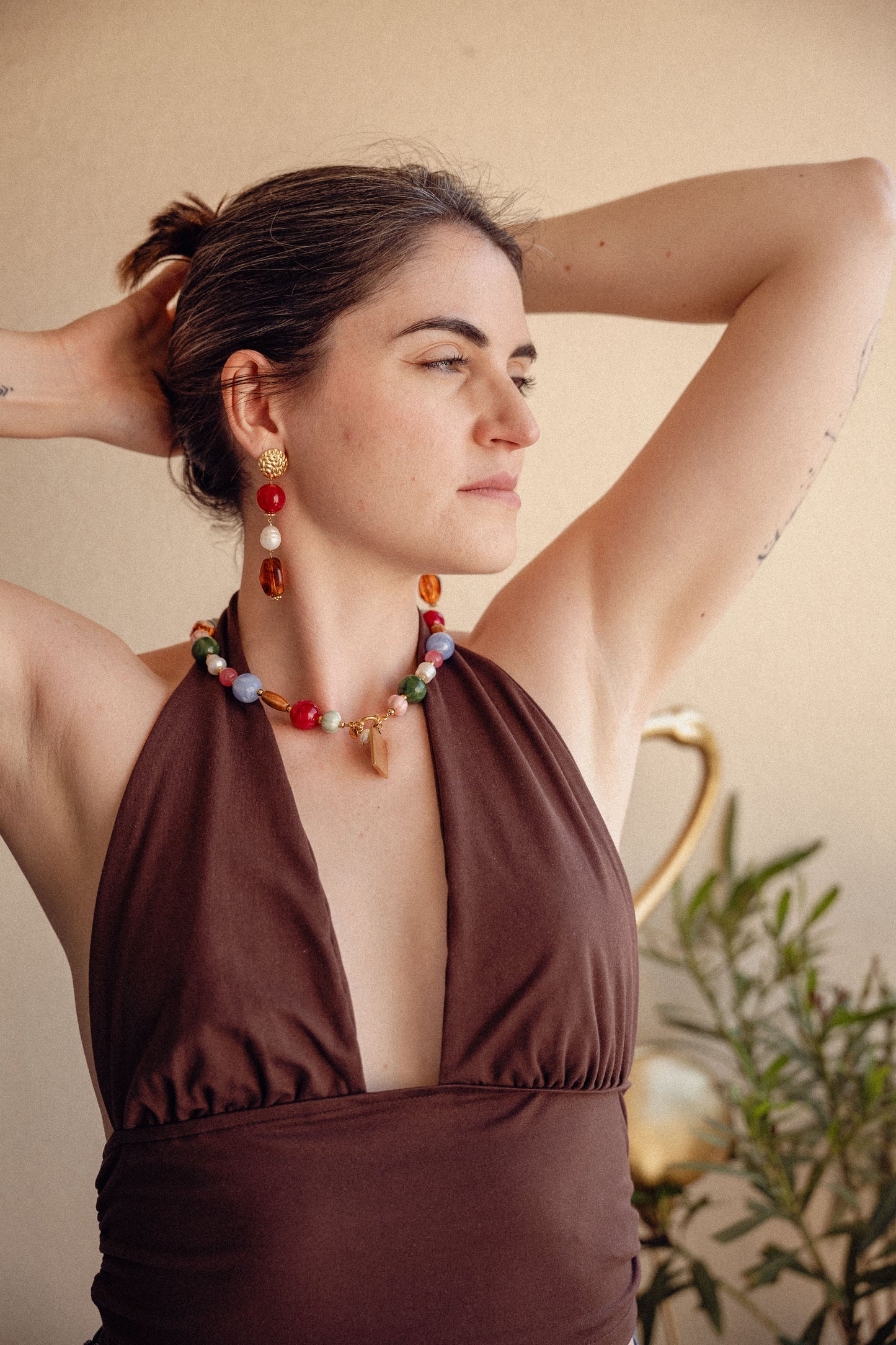 Boucles Roma - Cerise