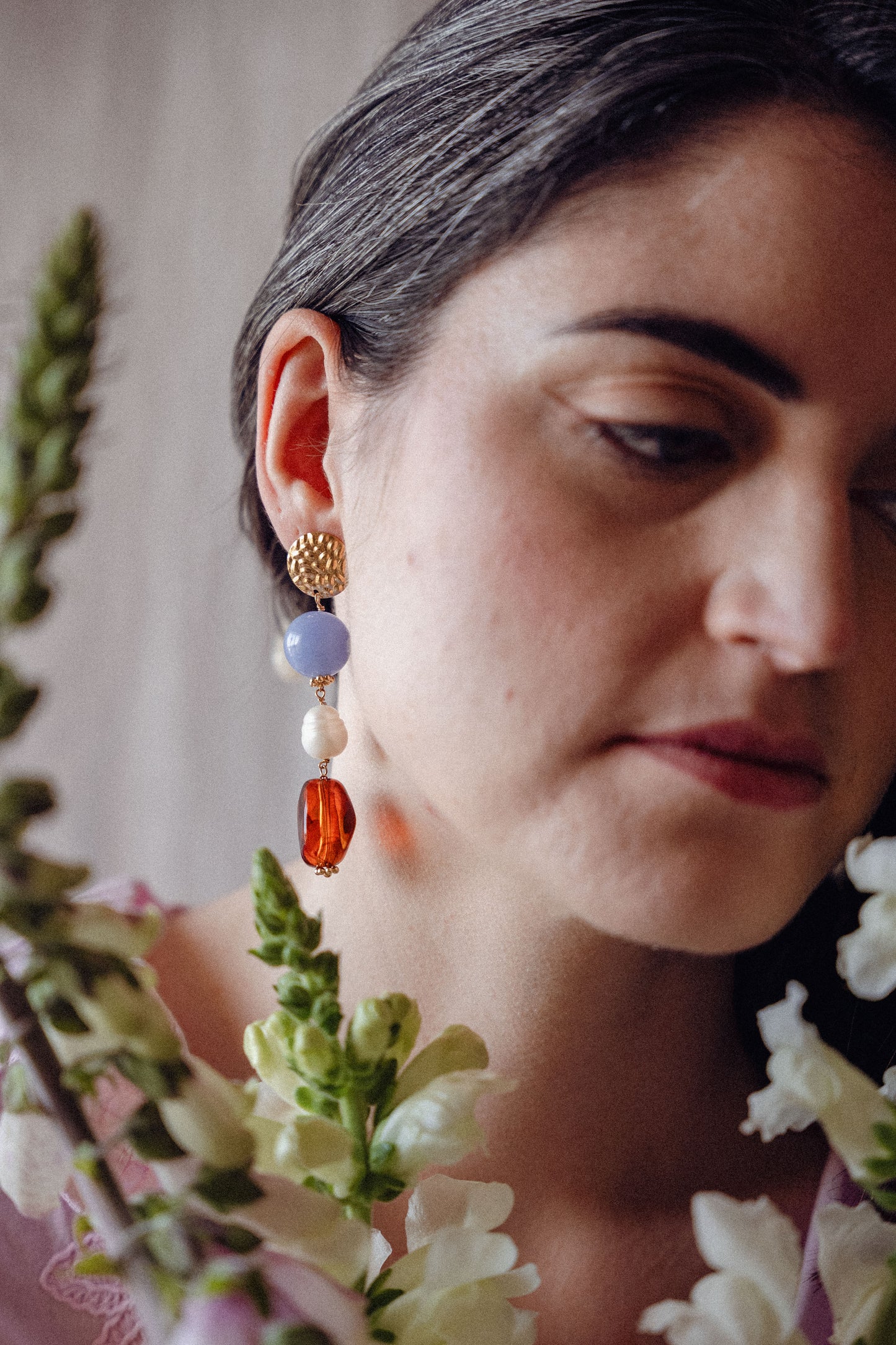 Boucles Roma - Bleu