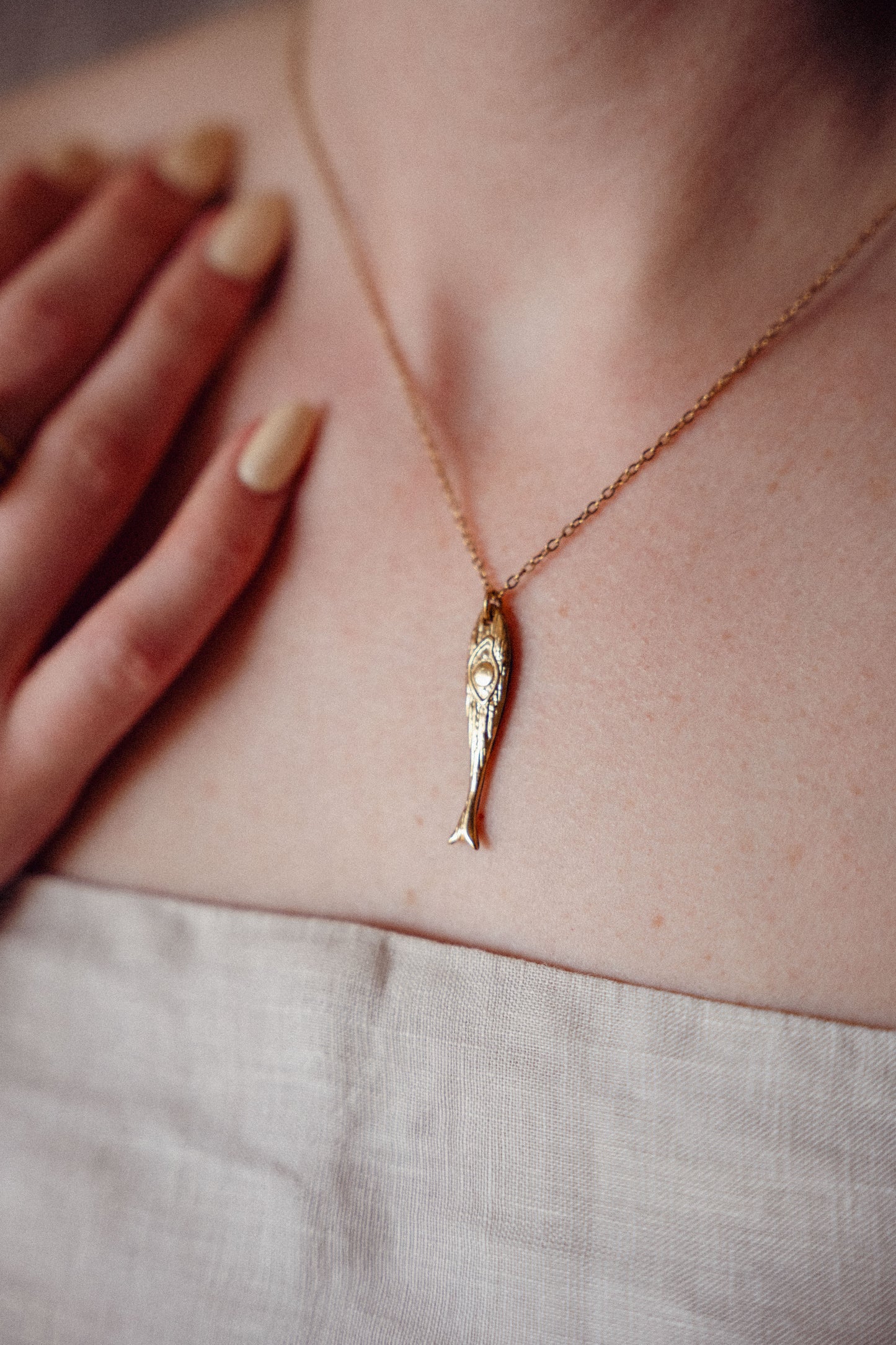 Collier Fish Rose - Réversible
