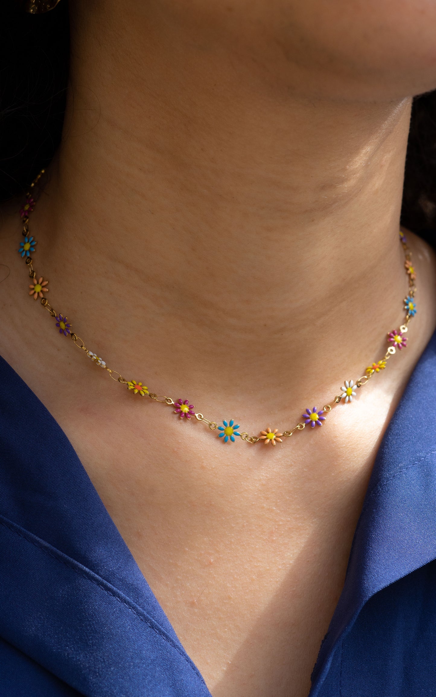 Ras de cou Daisy - Multicolore