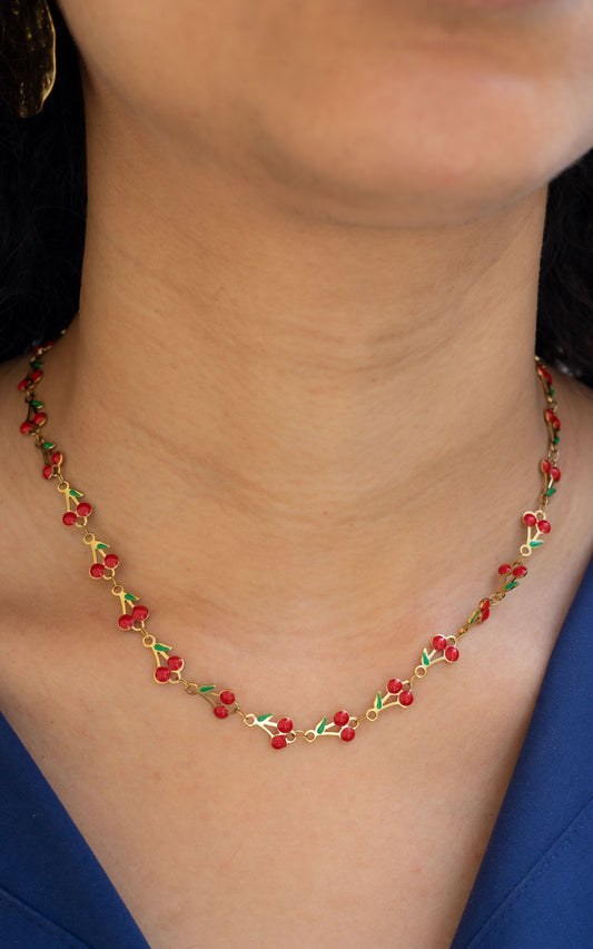 Ras de cou Cherry