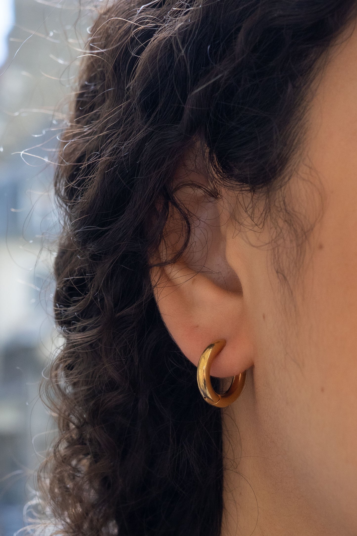 Boucles Olga - Crême