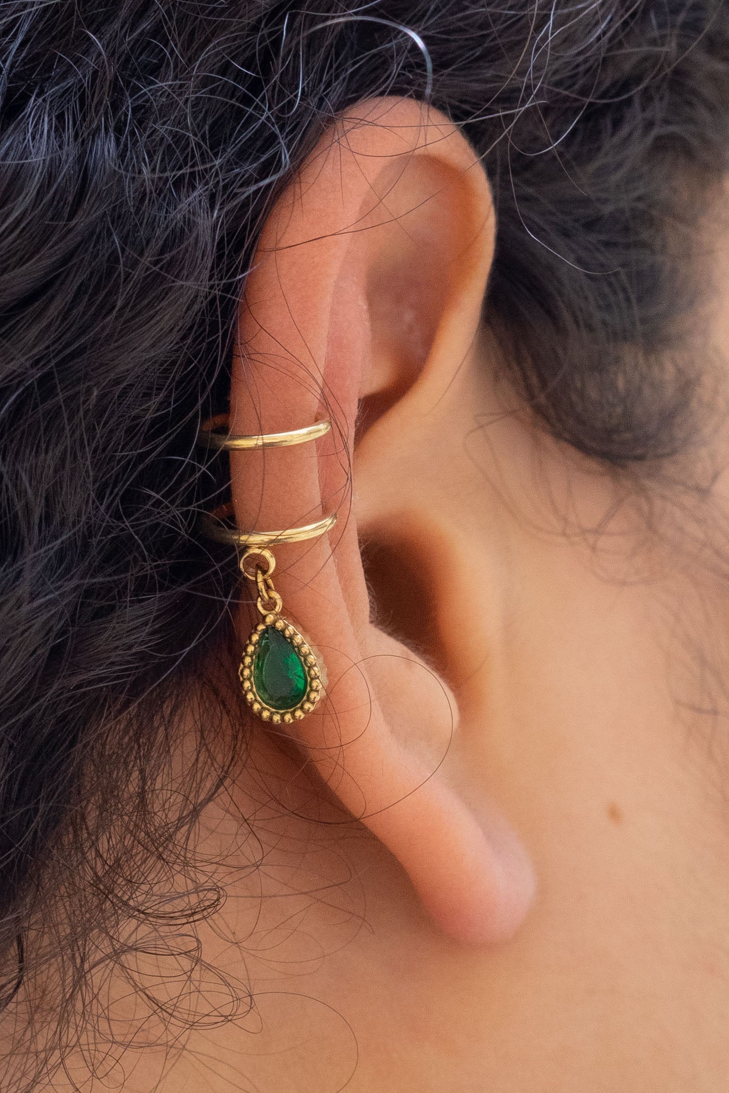 Earcuff Soraya - Vert
