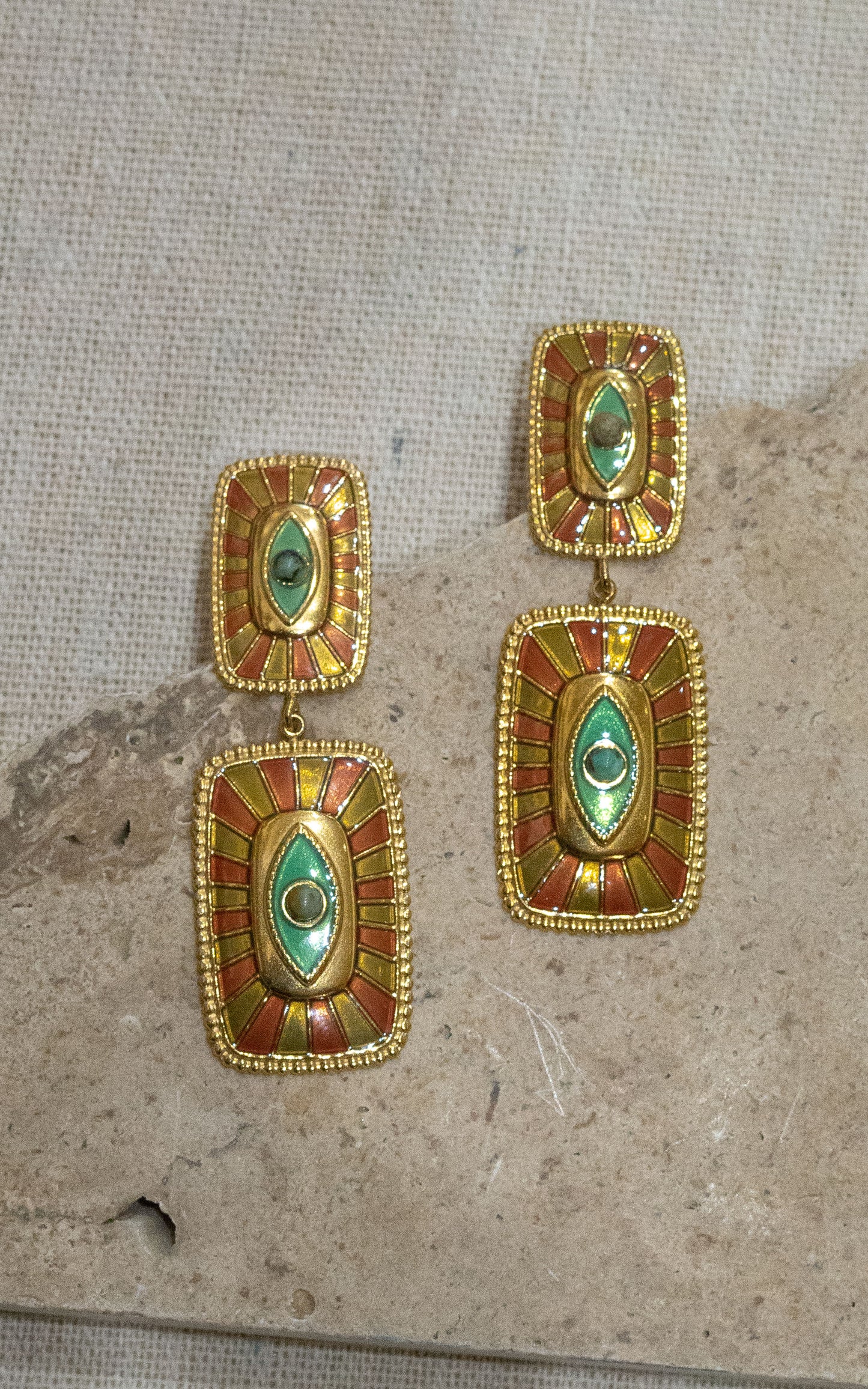 Boucles Melia - Turquoise africaine