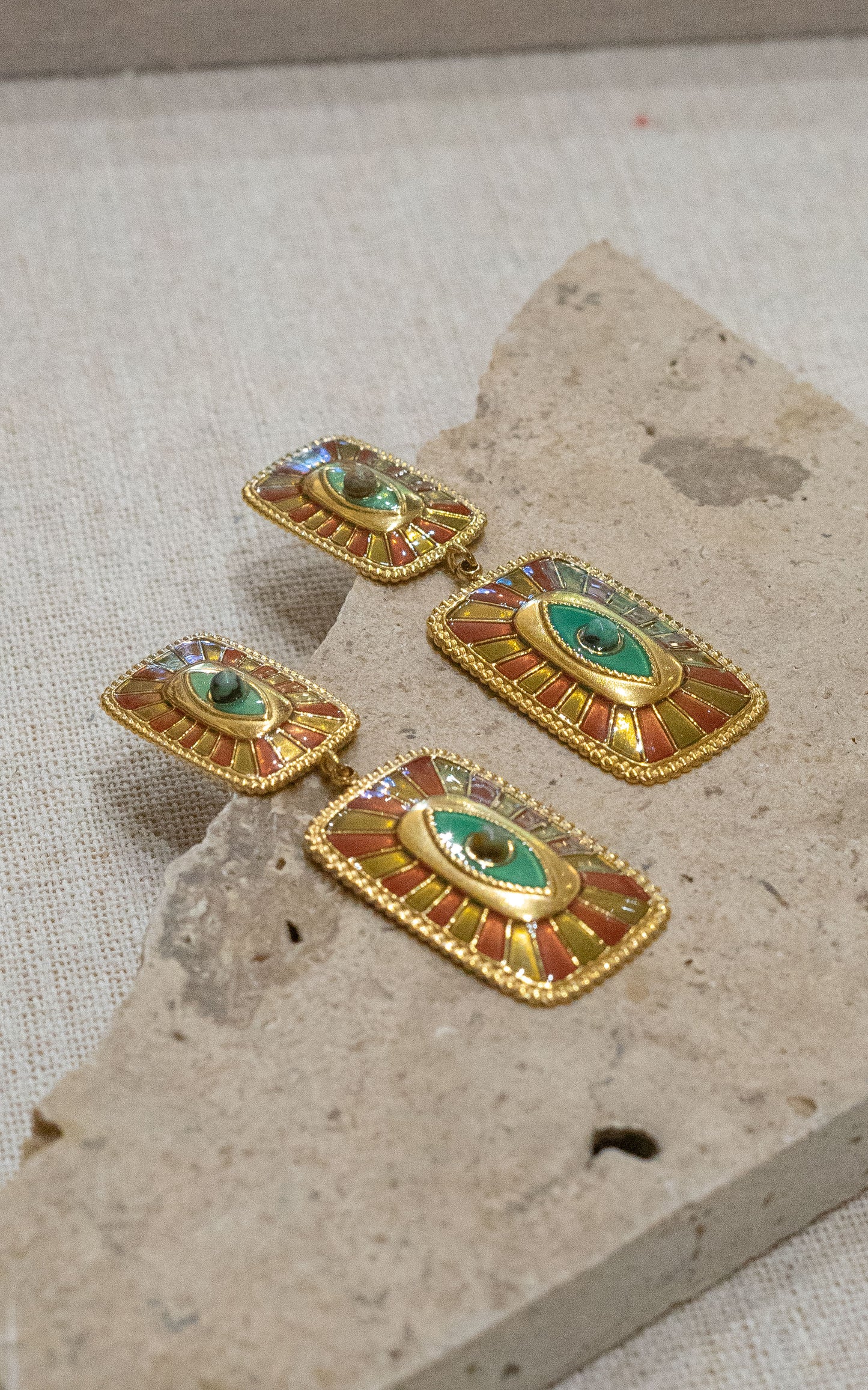 Boucles Melia - Turquoise africaine