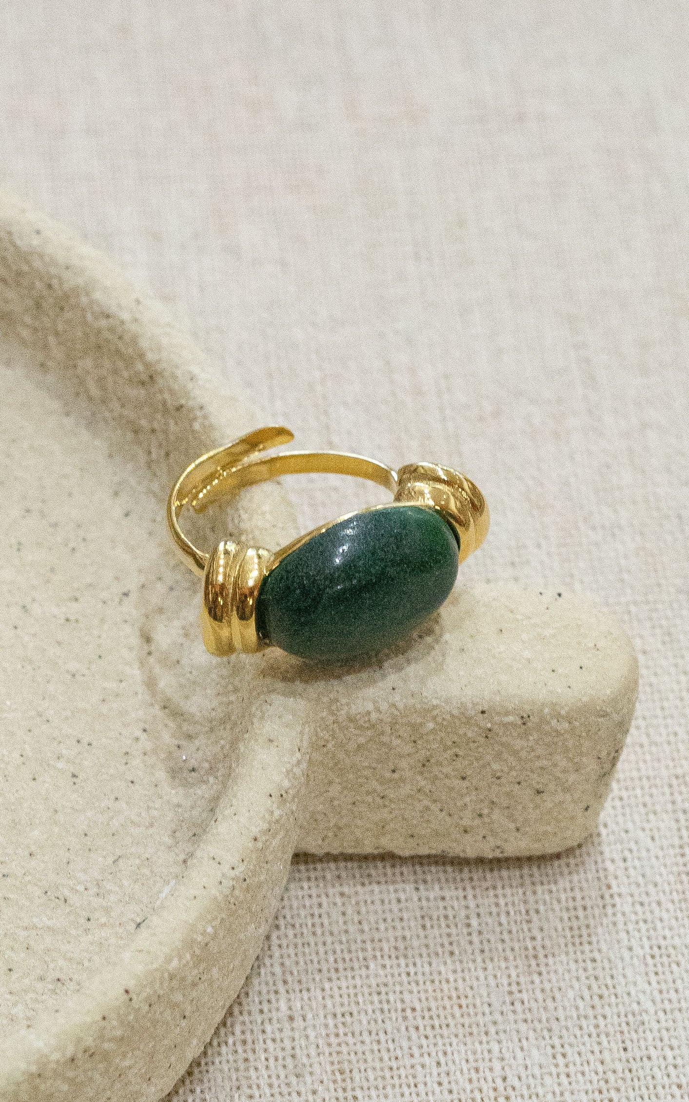 Bague Toundra - Agate mousse