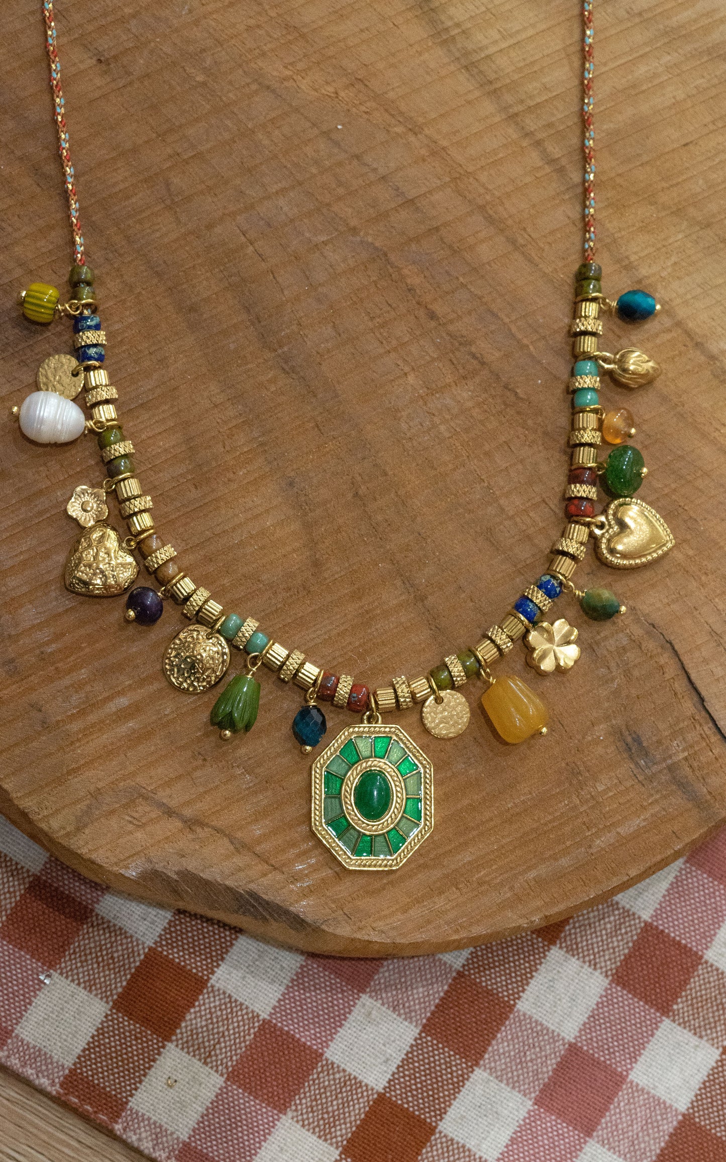 Collier Amina - Multi-pierres