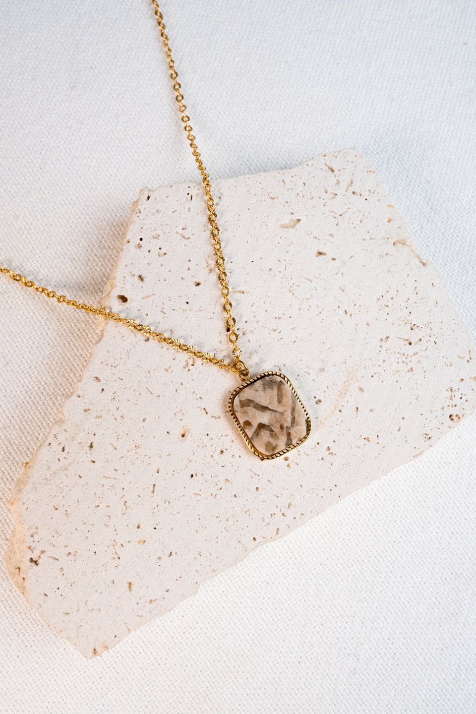 Collier Ines - Rhodochrosite