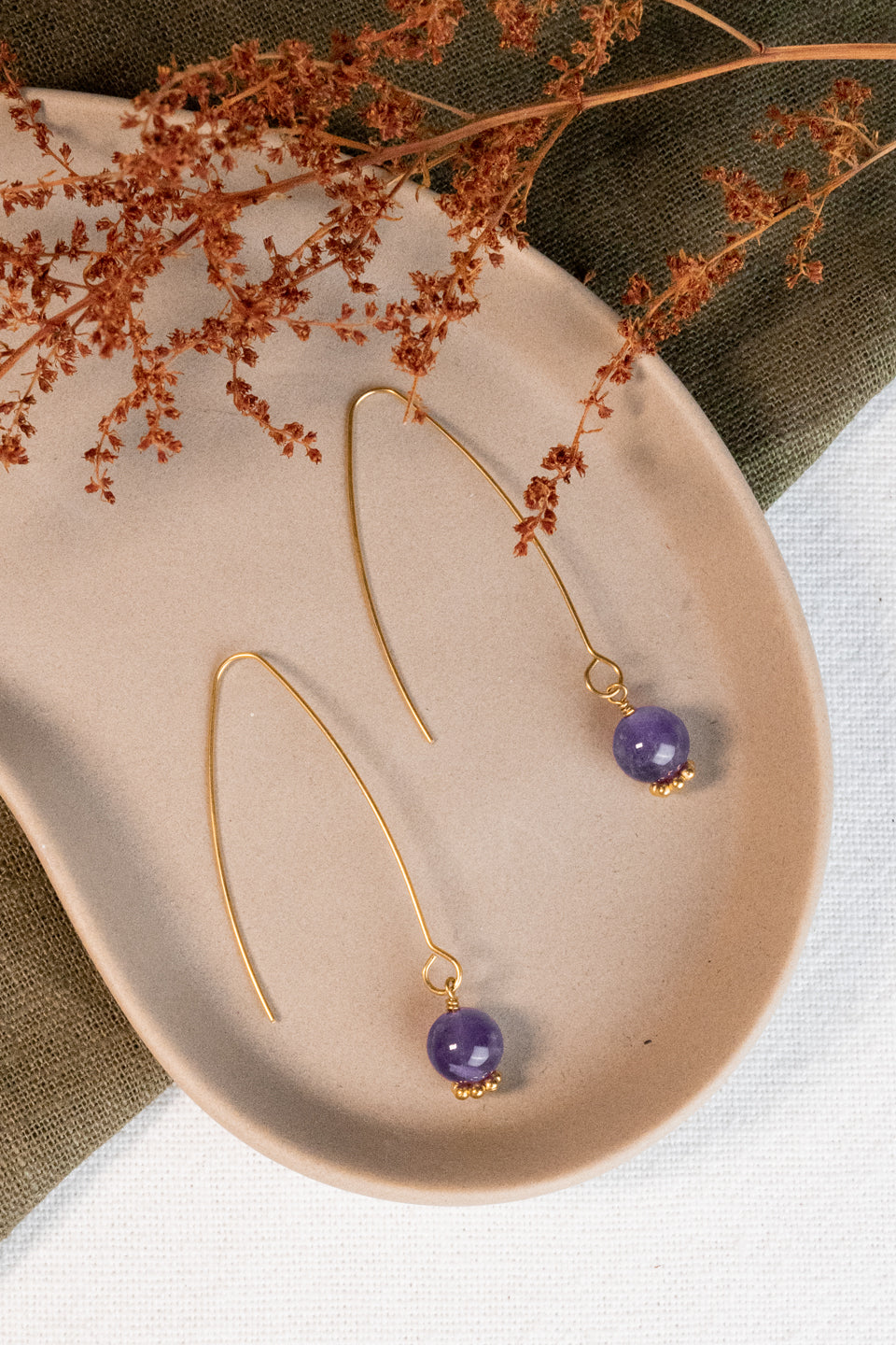Boucles Osiris - Améthyste