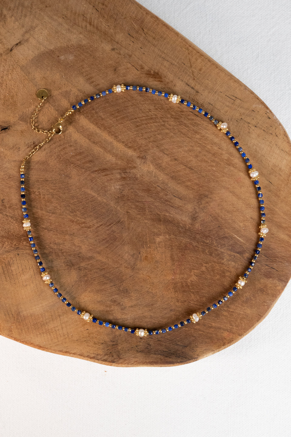 Collier Thiziri - Lapis-Lazuli & Perles d’eau douce