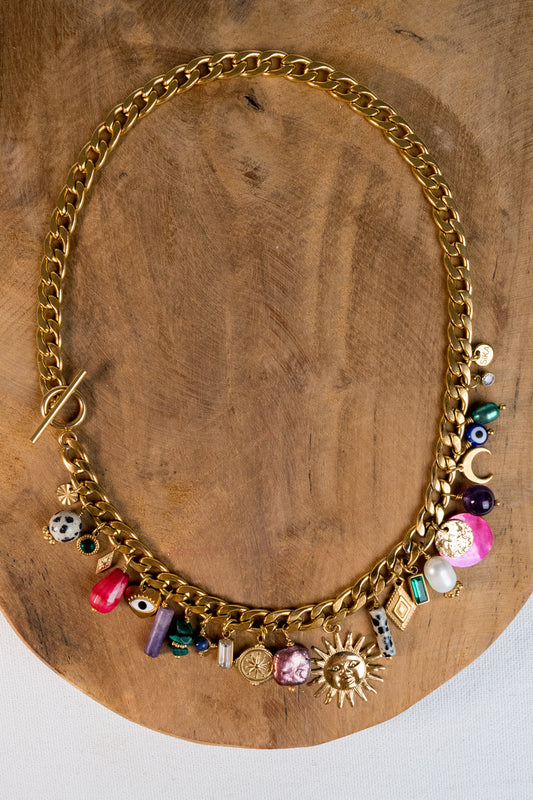 Collier Horia - Multi-pierres