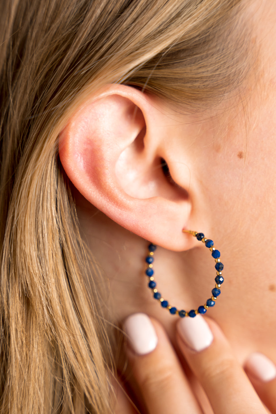 Créoles Nina - Lapis-Lazuli