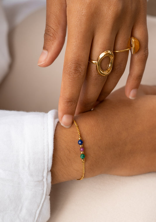 Bracelet Elsa - Multi-pierres vives