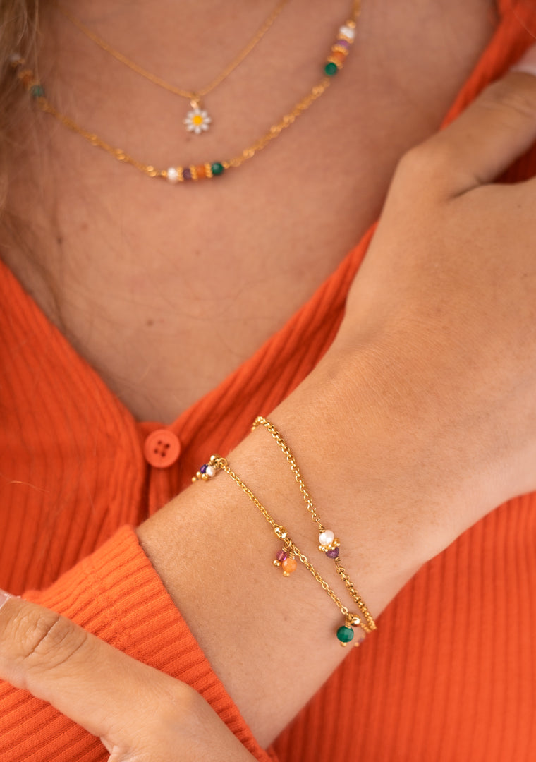 Bracelet Aurore - Multi-pierres