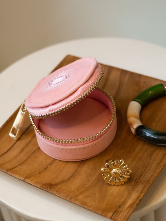 Etui à bijou de voyage Lili - Rose