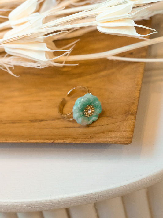 Bague Prima - Amazonite