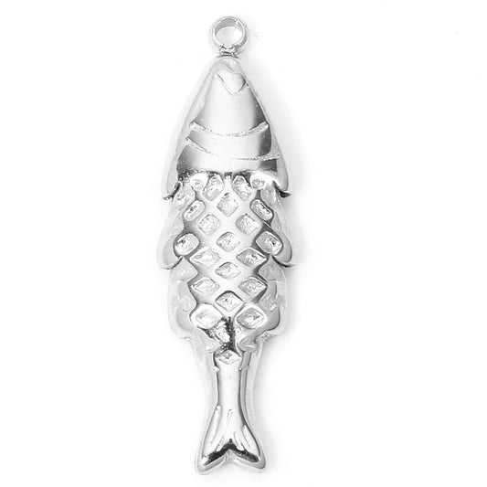 Charms Poisson - Argent