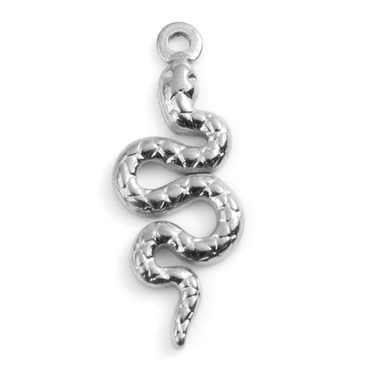 Charms Serpent - Argent