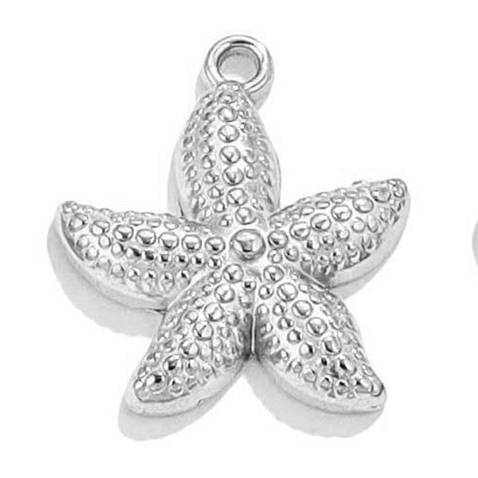Charms Etoile de mer - Argent