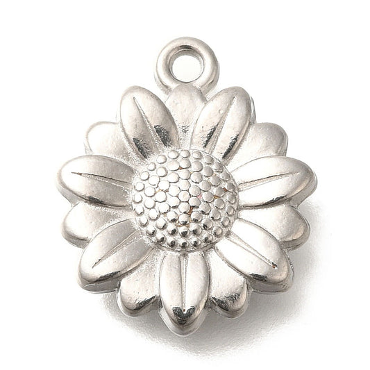Charms Fleur Marguerite - Argent
