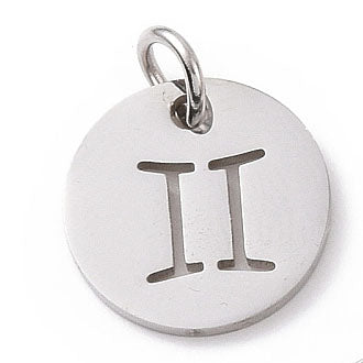 Charms Médaille Gémeau Astro - Argent