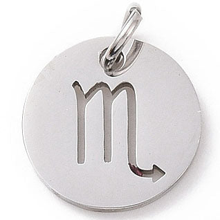 Charms Médaille Scorpion Astro - Argent