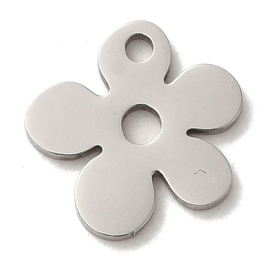 Charms Fleur Plate - Argent