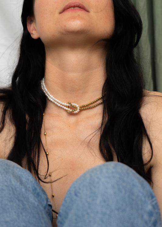 Collier Bianca - Perles d'eau douce