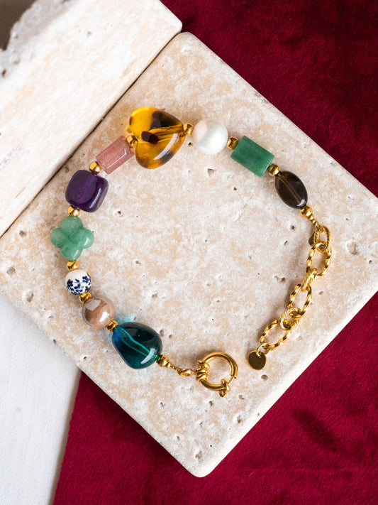 Bracelet Ysia - Multi-pierres