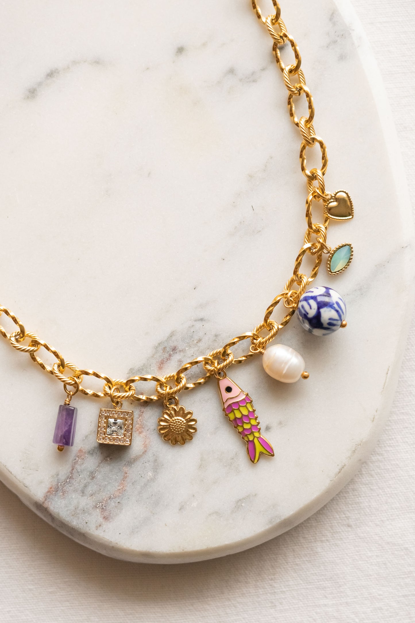 Collier charms à personnaliser