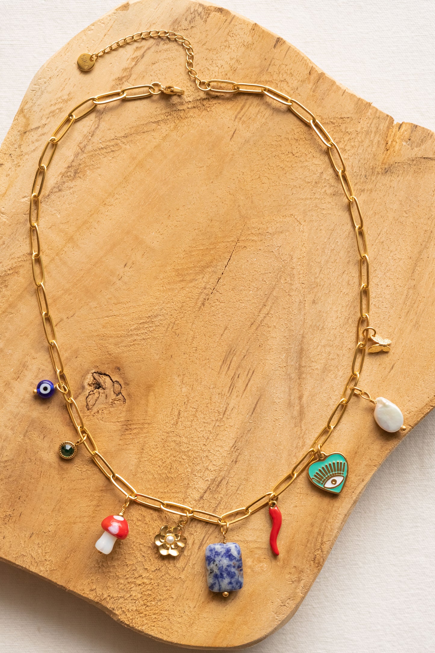 Collier charms à personnaliser