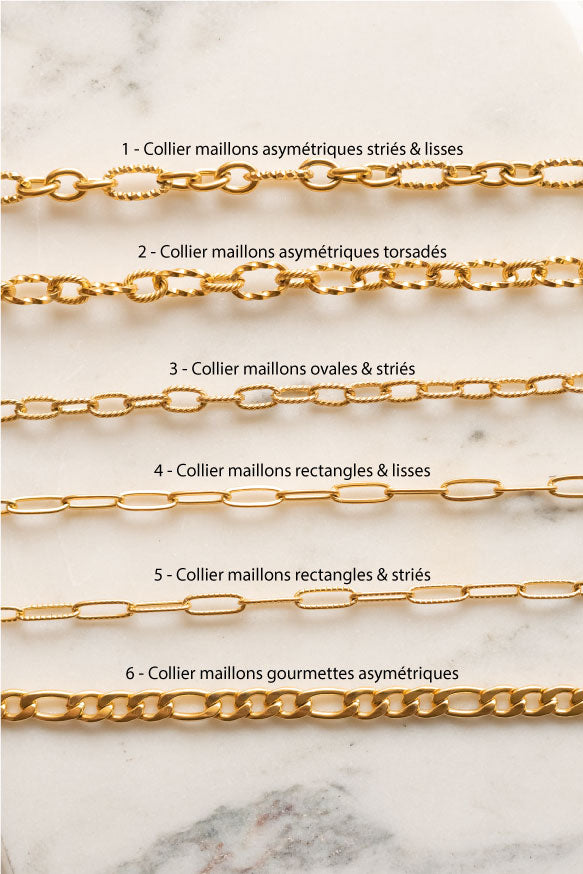 Collier charms à personnaliser