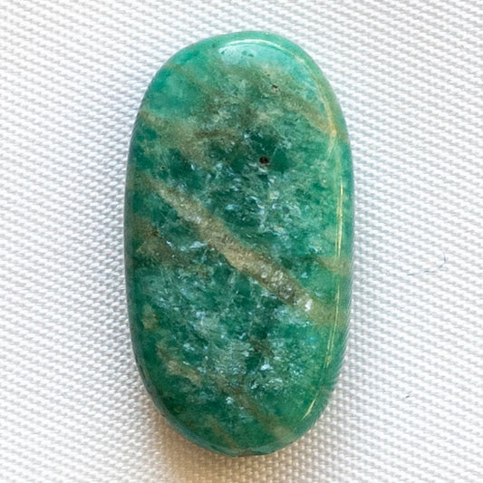Charms Ovale fin - Amazonite - Grand