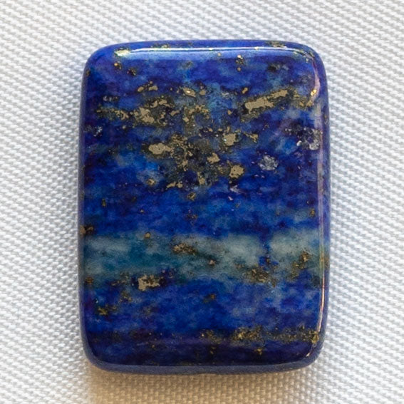 Charms Rectangle lisse - Lapis-Lazuli - Grand