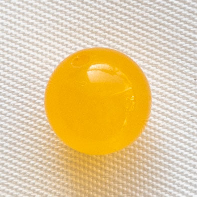 Charms Rond - Jade teintée jaune