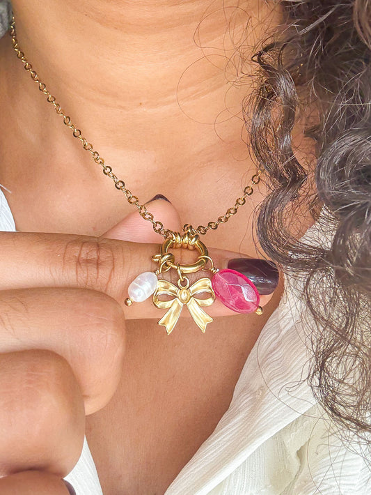 Collier personnalisable Rosana - Multi-pierres